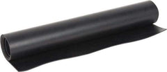 Made in USA - 24" Long, 12" Wide, Nylon-Reinforced Neoprene Rubber Foam Sheet - 65 to 75 Durometer, Black, -40 to 220°F, 1,100 psi Tensile Strength, Stock Length - Apex Tool & Supply