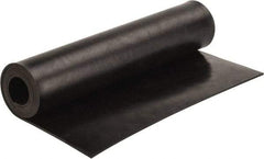Made in USA - 36" Long, 12" Wide, Neoprene Spring Blend Rubber Foam Sheet - 65 to 75 Durometer, Black, -20 to 170°F, 1,000 psi Tensile Strength, Stock Length - Apex Tool & Supply