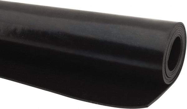 Made in USA - 36" Long, 24" Wide, Neoprene Spring Blend Rubber Foam Sheet - 65 to 75 Durometer, Black, -20 to 170°F, 1,000 psi Tensile Strength, Stock Length - Apex Tool & Supply