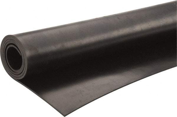 Value Collection - 36" Long, 36" Wide, Neoprene Spring Blend Rubber Foam Sheet - 65 to 75 Durometer, Black, -20 to 170°F, 1,000 psi Tensile Strength, Stock Length - Apex Tool & Supply