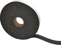 Made in USA - 75' x 2" x 1/8" Black PVC Foam Roll - Apex Tool & Supply