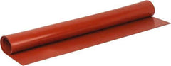 Made in USA - 36" Long, 36" Wide, Silicone Rubber Foam Sheet - 35 to 45 Durometer, Red, -60 to 500°F, 650 psi Tensile Strength, Stock Length - Apex Tool & Supply