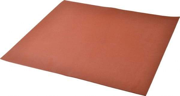 Made in USA - 12" Long, 12" Wide, Silicone Rubber Foam Sheet - 50 to 60 Durometer, Red, -60 to 500°F, 650 psi Tensile Strength, Stock Length - Apex Tool & Supply