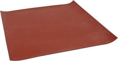 Made in USA - 36" Long, 36" Wide, Silicone Rubber Foam Sheet - 50 to 60 Durometer, Red, -60 to 500°F, 650 psi Tensile Strength, Stock Length - Apex Tool & Supply