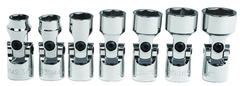 7 Piece - 3/8" Drive - 6 Point - Flex Socket - SAE - Socket Set - Apex Tool & Supply