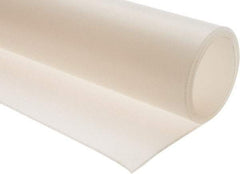 Made in USA - 36" Long, 36" Wide, Silicone Rubber Foam Sheet - 45 to 55 Durometer, Clear, -80 to 450°F, 850 psi Tensile Strength, Stock Length - Apex Tool & Supply