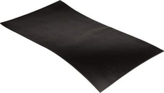 Made in USA - 24" Long, 12" Wide, EPDM Rubber Foam Sheet - 50 to 60 Durometer, Black, -40 to 240°F, 1,000 psi Tensile Strength, Stock Length - Apex Tool & Supply