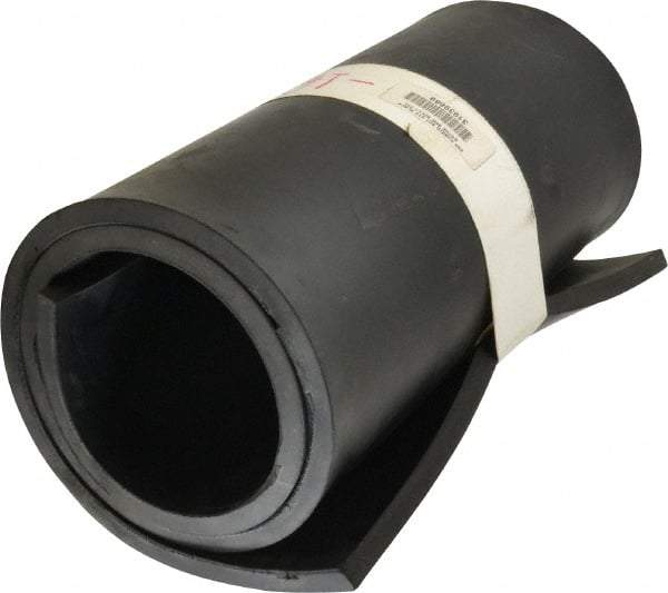 Made in USA - 36" Wide, SBR Rubber Foam Sheet - 70 to 80 Durometer, Black, -20 to 170°F, 800 psi Tensile Strength, Cut-to-Length - Apex Tool & Supply