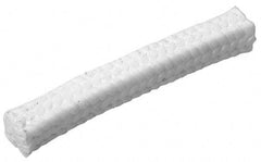 Made in USA - 1/4" x 18' Spool Length, PTFE/Sanitary Compression Packing - 1,000 Max psi, 500° F Max, White - Apex Tool & Supply