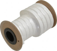 Made in USA - 3/8" x 4.2' Spool Length, PTFE/Sanitary Compression Packing - Apex Tool & Supply