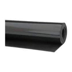 Made in USA - 36" Wide, Vinyl Rubber Foam Sheet - 60 to 70 Durometer, Black, 20 to 160°F, 1,000 psi Tensile Strength, Cut-to-Length - Apex Tool & Supply