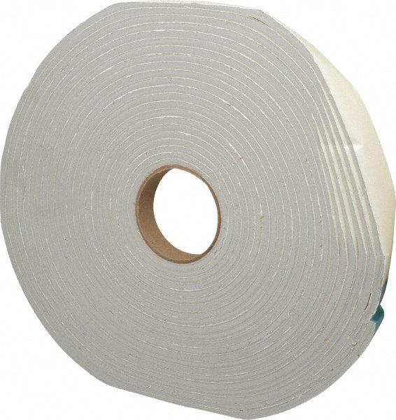 Made in USA - 50' x 1" x 1/4" Gray PVC Foam Roll - Apex Tool & Supply