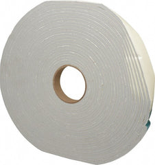 Made in USA - 50' x 1" x 1/4" Gray PVC Foam Roll - Apex Tool & Supply