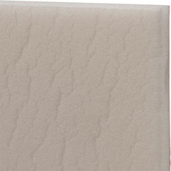 Made in USA - 54" Wide, Polyethylene Foam Rubber Foam Sheet - White, -110 to 180°F, Adhesive Backing, Cut-to-Length - Apex Tool & Supply