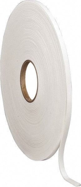 Made in USA - 50' x 3/8" x 3/16" White Polyethylene Foam Roll - Apex Tool & Supply