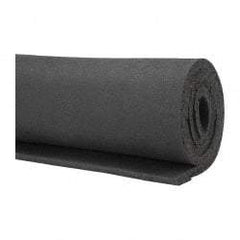 Made in USA - 36" Wide, Natural Foam Rubber Foam Sheet - 35 to 45 Durometer, Black, -40 to 160°F, Cut-to-Length - Apex Tool & Supply