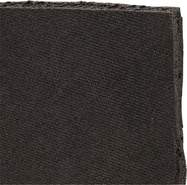 Made in USA - 36" Wide, Neoprene Foam Rubber Foam Sheet - 25 to 40 Durometer, Black, -40 to 150°F, Plain Backing, Cut-to-Length - Apex Tool & Supply