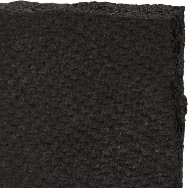 Made in USA - 36" Wide, Neoprene Foam Rubber Foam Sheet - 35 to 55 Durometer, Black, -40 to 150°F, Plain Backing, Cut-to-Length - Apex Tool & Supply