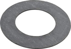Made in USA - 1-1/2" Pipe, 1-29/32" ID x 3-3/8" OD Flange Gasket - Graphite, Silver Gray, 1/16" Thick - Apex Tool & Supply