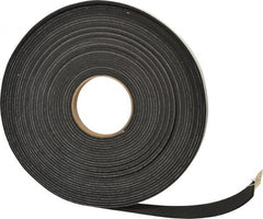 Made in USA - 50' x 3/4" x 1/8" Black Neoprene-Blend Spring Roll - Apex Tool & Supply