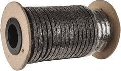 Made in USA - 3/16" x 30' Spool Length, Carbon Fiber Compression Packing - Apex Tool & Supply