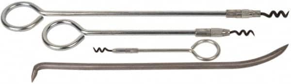 Made in USA - 4 Piece Rigid Shaft Packing Tool Set - Apex Tool & Supply