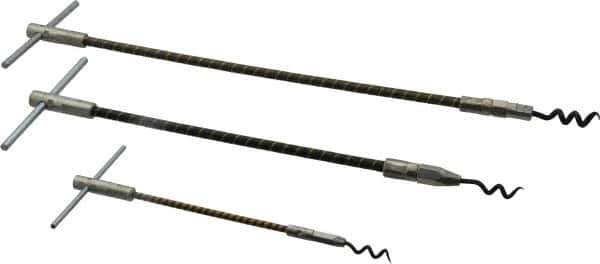 Made in USA - 3 Piece Flexible Shaft Packing Tool Set - Contains 6-1/2, 10-1/2 & 15" Tools - Apex Tool & Supply