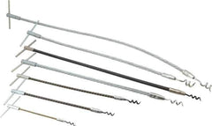 Made in USA - 7 Piece Flexible Shaft Packing Tool Set - Contains 6-1/2, 10-1/2, 15, 18, 22 & 30" Tools - Apex Tool & Supply