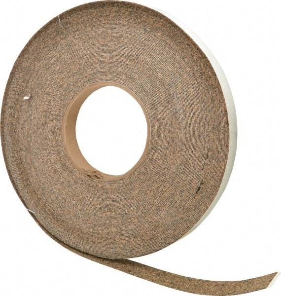 Made in USA - 3/4" Wide x 1/32" Thick, Adhesive Backed Gasketing Roll - 40 to 60 Durometer, 33 Lb per Cubic' Min Density - Apex Tool & Supply