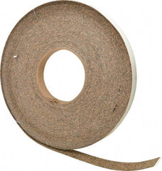 Made in USA - 3/4" Wide x 1/32" Thick, Adhesive Backed Gasketing Roll - 40 to 60 Durometer, 33 Lb per Cubic' Min Density - Apex Tool & Supply
