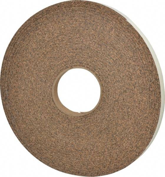 Made in USA - 1/2" Wide x 1/16" Thick, Adhesive Backed Gasketing Roll - 40 to 60 Durometer, 33 Lb per Cubic' Min Density - Apex Tool & Supply