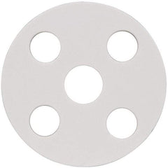 Made in USA - 1/2" Pipe, Flange Gasket - Gore-Tex GR, White, 1/16" Thick - Apex Tool & Supply