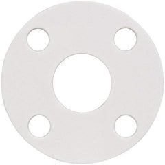 Made in USA - 1-1/4" Pipe, Flange Gasket - Gore-Tex GR, White, 1/16" Thick - Apex Tool & Supply