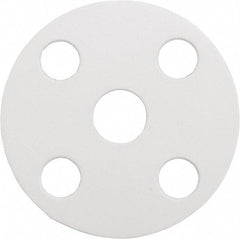 Made in USA - 1/2" Pipe, Flange Gasket - Gore-Tex GR, White, 1/16" Thick - Apex Tool & Supply