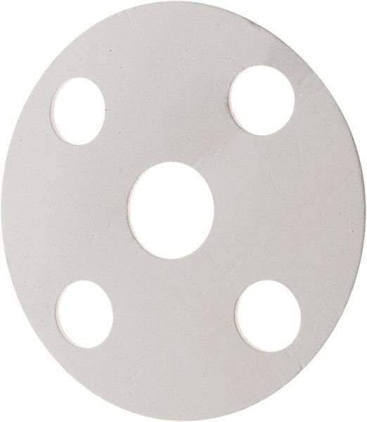 Made in USA - 3/4" Pipe, Flange Gasket - Gore-Tex GR, White, 1/16" Thick - Apex Tool & Supply