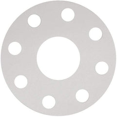 Made in USA - 2" Pipe, Flange Gasket - Gore-Tex GR, White, 1/16" Thick - Apex Tool & Supply
