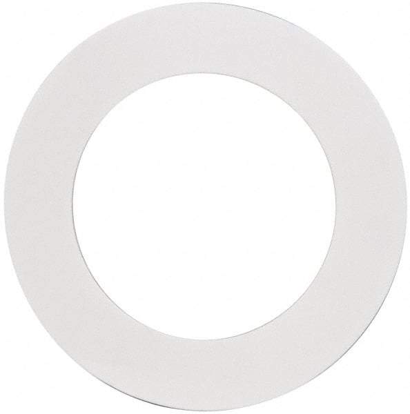 Made in USA - 3" Pipe, Flange Gasket - Gore-Tex GR, White, 1/16" Thick - Apex Tool & Supply