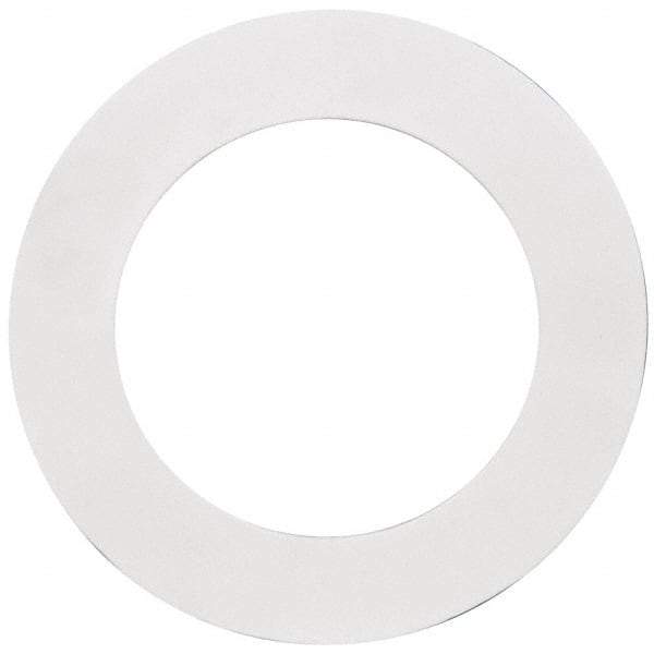 Made in USA - 4" Pipe, Flange Gasket - Gore-Tex GR, White, 1/16" Thick - Apex Tool & Supply