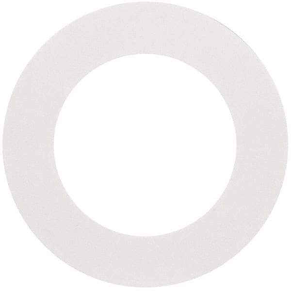 Made in USA - 4" Pipe, Flange Gasket - Gore-Tex GR, White, 1/16" Thick - Apex Tool & Supply