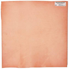Made in USA - 12" Long x 12" Wide x 5/64" Thick, Leather Sheet Gasketing - Tan - Apex Tool & Supply