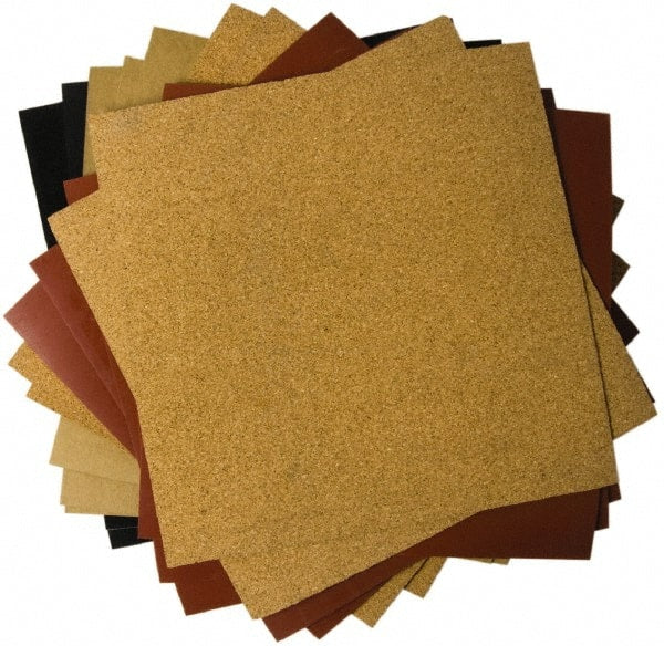 Made in USA - 12" Long x 12" Wide Red Rubber Sheet Gasketing - Apex Tool & Supply