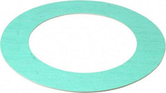 Made in USA - 4" Pipe, 4-1/2" ID x 6-7/8" OD Flange Gasket - Fiberglass/Aramid Fiber, Green/White, 1/16" Thick - Apex Tool & Supply
