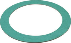 Made in USA - 6" Pipe, 6-5/8" ID x 8-3/4" OD Flange Gasket - Fiberglass/Aramid Fiber, Green/White, 1/8" Thick - Apex Tool & Supply
