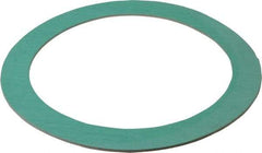 Made in USA - 8" Pipe, 8-5/8" ID x 11" OD Flange Gasket - Fiberglass/Aramid Fiber, Green/White, 1/8" Thick - Apex Tool & Supply