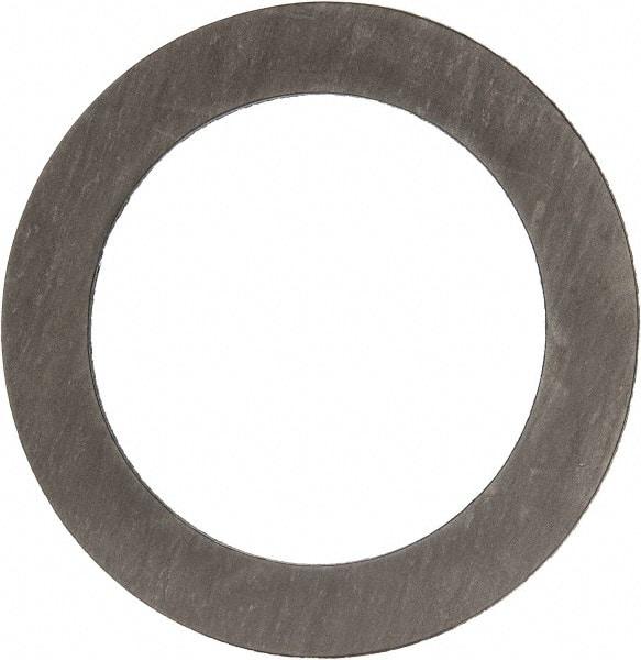 Made in USA - 5" Pipe, 5-9/16" ID x 7-3/4" OD Flange Gasket - Carbon Fiber, Black, 1/16" Thick - Apex Tool & Supply