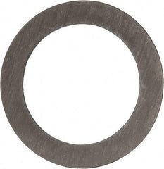 Made in USA - 5" Pipe, 5-9/16" ID x 7-3/4" OD Flange Gasket - Carbon Fiber, Black, 1/16" Thick - Apex Tool & Supply