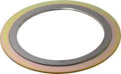Value Collection - 4" Pipe, 5" ID x 6-7/8" OD Flange Gasket - Carbon Steel/Stainless Steel, 5-7/8" Flange Diam - Apex Tool & Supply