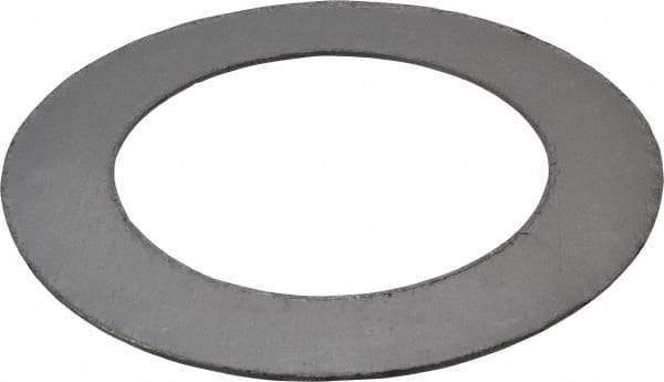 Made in USA - 4" Pipe, 4-1/2" ID x 6-7/8" OD Flange Gasket - Graphite, Dark Gray, 1/16" Thick - Apex Tool & Supply
