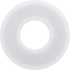 Made in USA - 1-1/4" Pipe, 1-3/8" ID x 3" OD Flange Gasket - PTFE, White, 3/32" Thick - Apex Tool & Supply