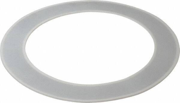 Made in USA - 8" Pipe, 8" ID x 11" OD Flange Gasket - PTFE, White, 3/32" Thick - Apex Tool & Supply